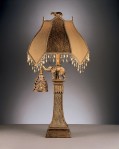 lamp, table lamp, bronze, elephant, elephants